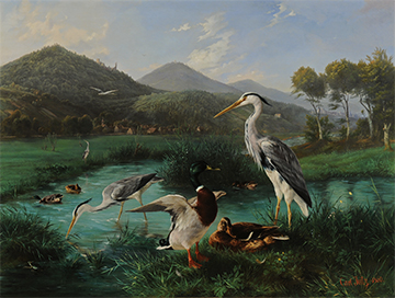 Birds in Landscape